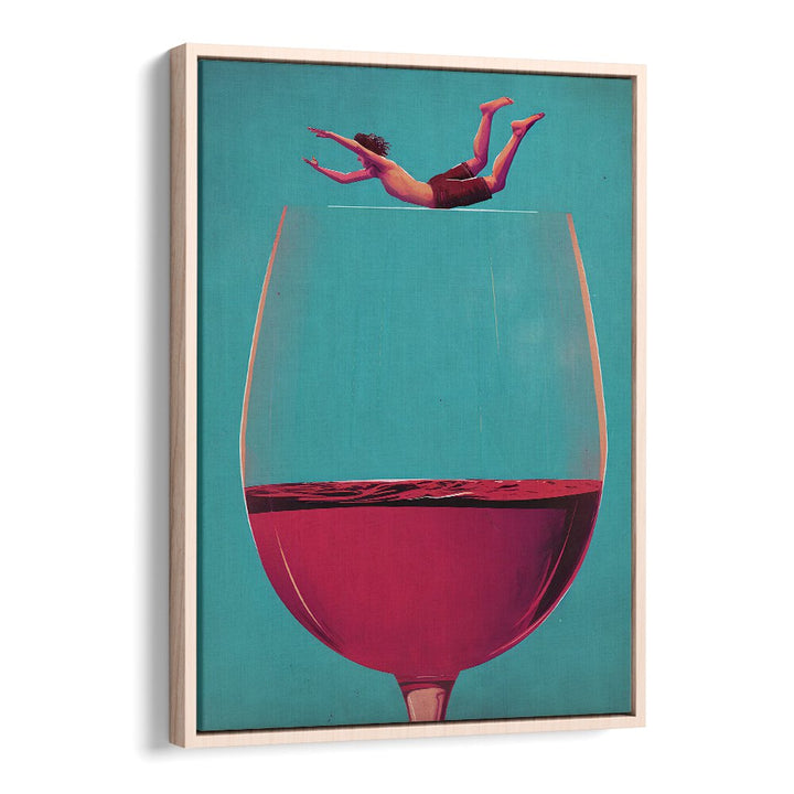 WINE DIVE BY ANDREAS MAGNUSSON, BAR POSTERS , BAR ART PRINTS