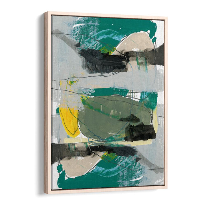 Vibrant hues and intricate designs in CONTEMPORARY GREEN I, ABSTRACT PAINTINGS, perfect for transforming your space.