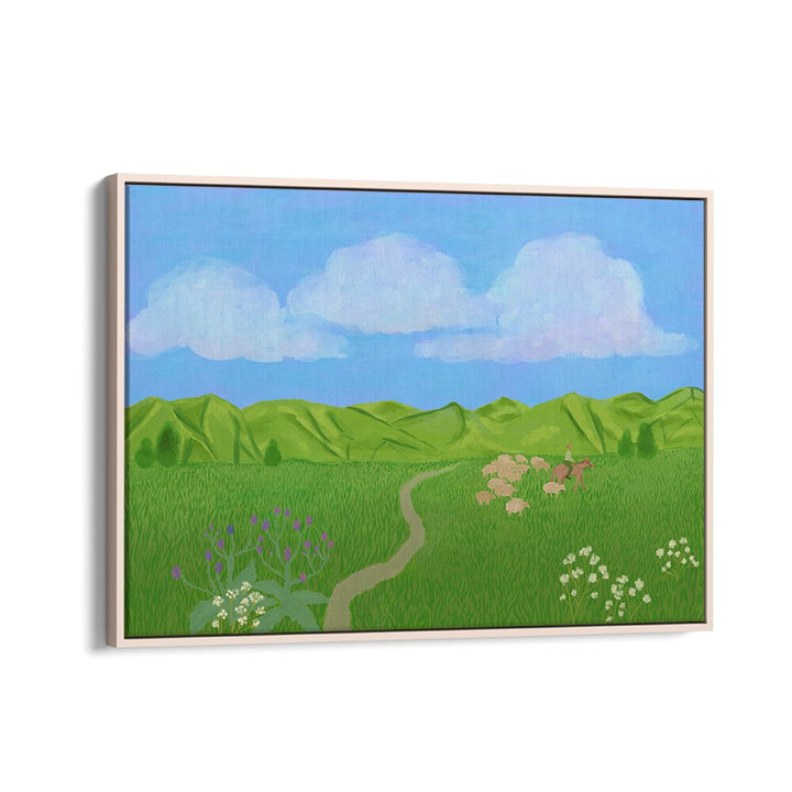 SUMMER JOURNEY , LANDSCAPE ART PRINTS , LANDSCAPE PAINTINGS