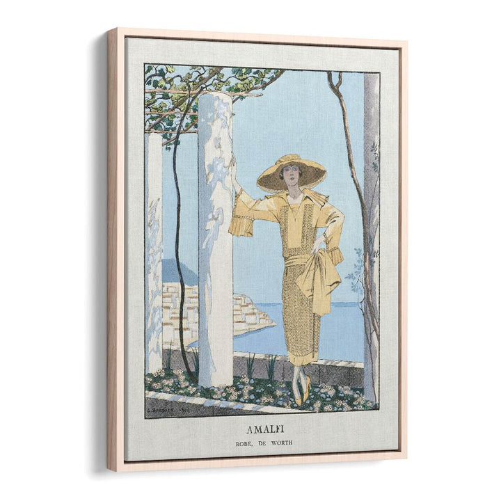 AMALFI. ROBE DE WORTH FROM GAZETTE DU BON TON (1922) , VINTAGE PAINTINGS