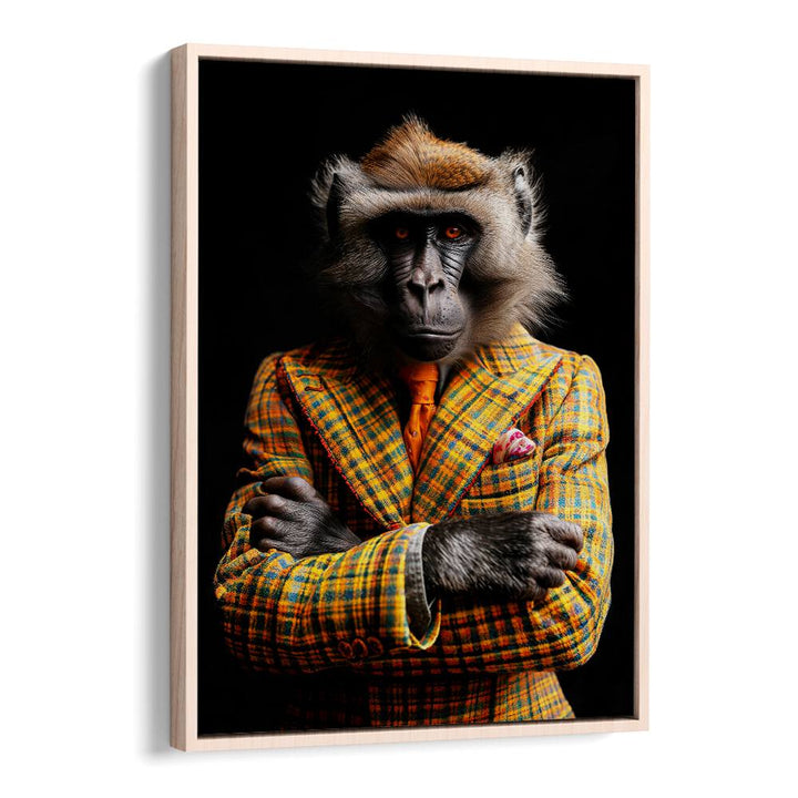WILD SUITS - BABOON MONKEY , ANIMAL PAINTINGS