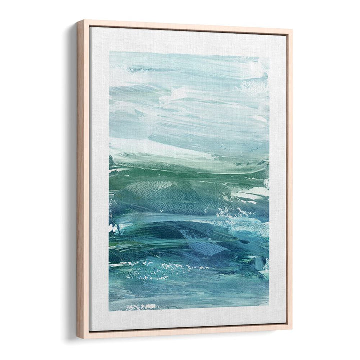 WAVES IN WAVES, ABSTRACT PAINTINGS showcase mesmerizing ocean hues, perfect for elevating any home decor space.