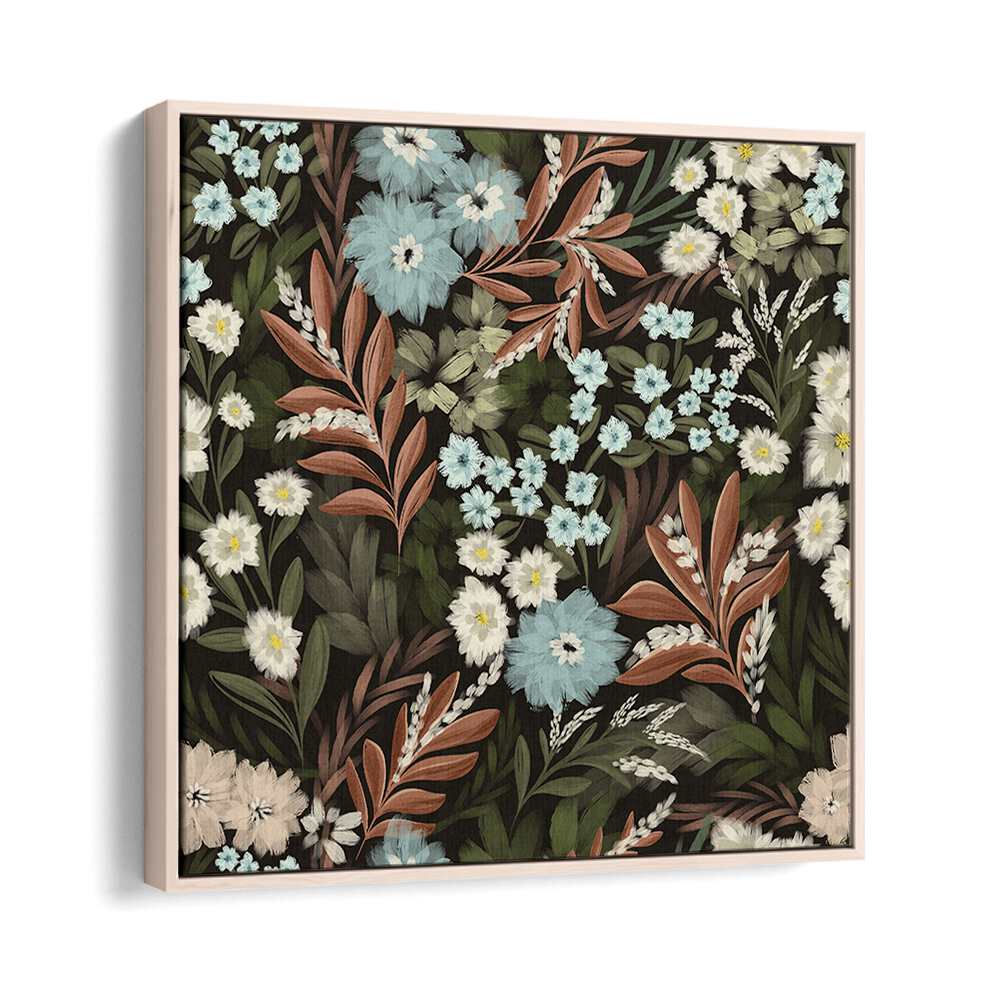 FOREST BOTANICALS , FLORAL FLOWER PAINTINGS
