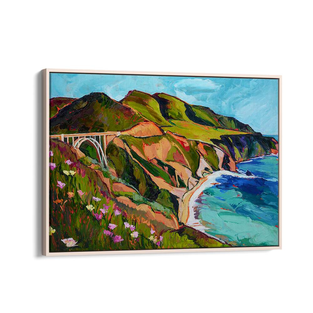 ROUTE ONE BRIDGE , LANDSCAPE PAINTINGS