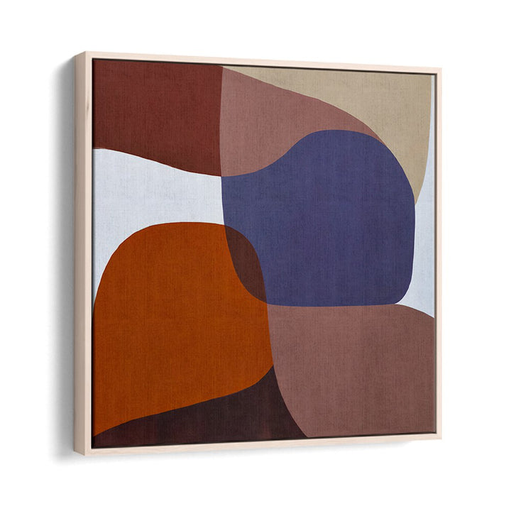 VISION, ABSTRACT PAINTINGS with bold organic shapes in earthy tones, adding modern elegance from Oakwood Floater.