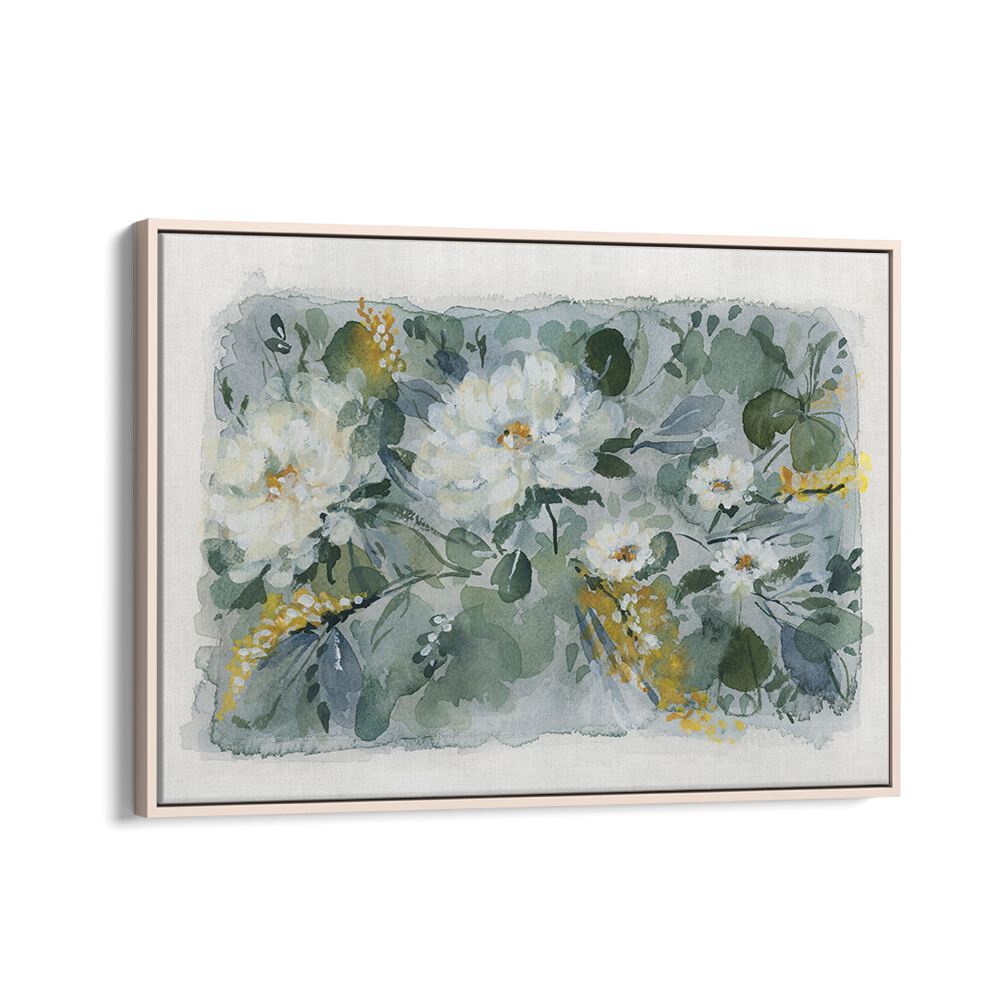Elegant WHITE BOUQUET artwork featuring white blooms and greenery, perfect for any home decor by Oakwood.