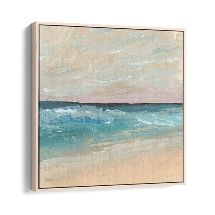Serene BAY WAVES, ABSTRACT PAINTINGS capture ocean beauty with vibrant colors, perfect for any elegant home decor.