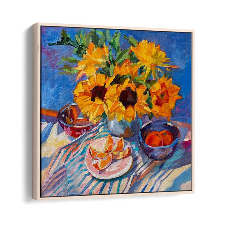 MORNING , FLORAL FLOWER PAINTINGS