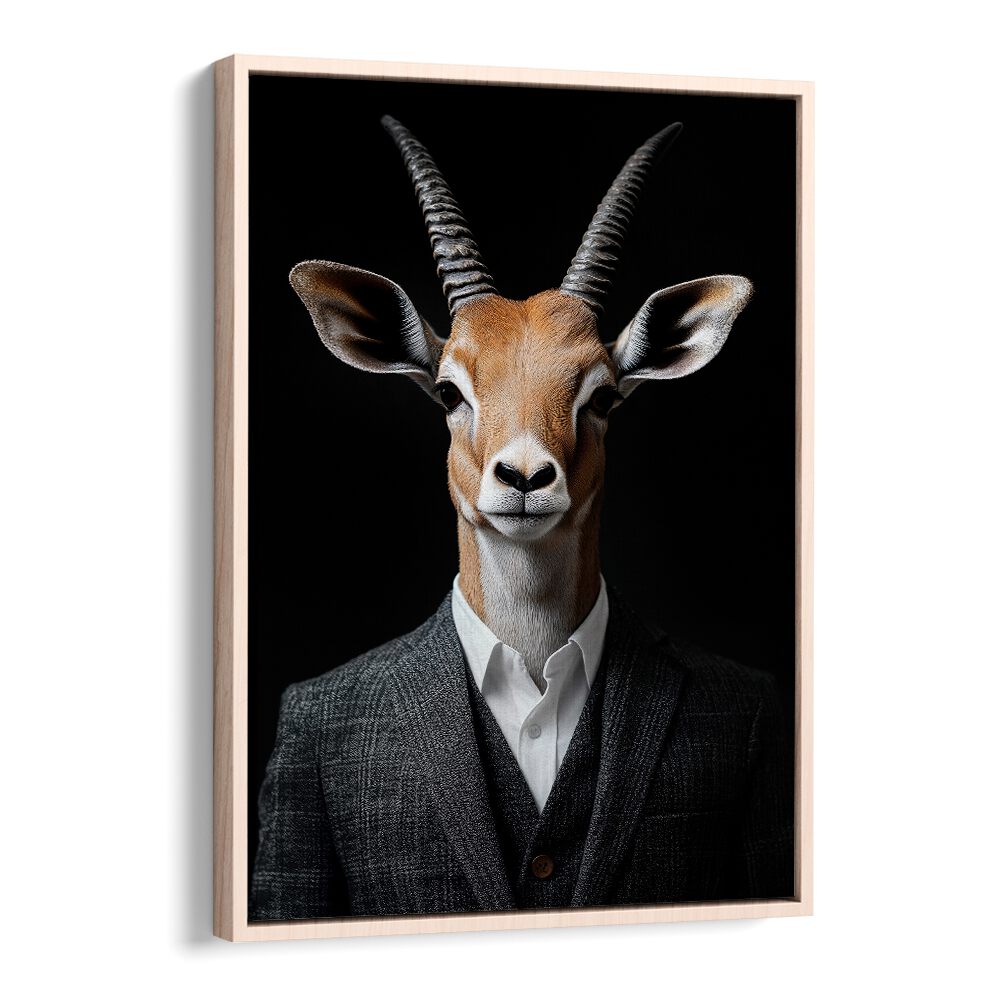 Stylish WILD SUITS - ANTELOPE, ANIMAL PAINTINGS by Philippe HUGONNARD blend elegance with unique animal artistry.