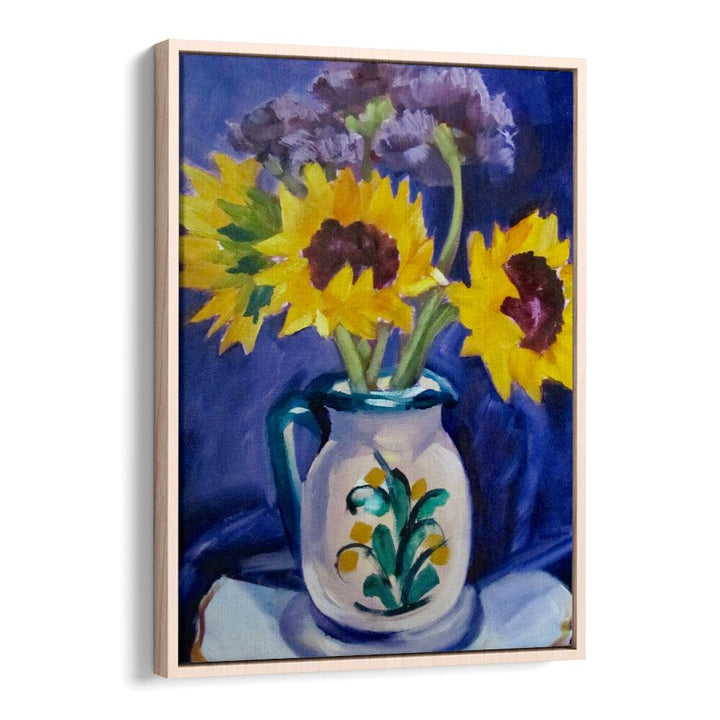 SANGRIA PITCHER , FLORAL FLOWER PAINTINGS