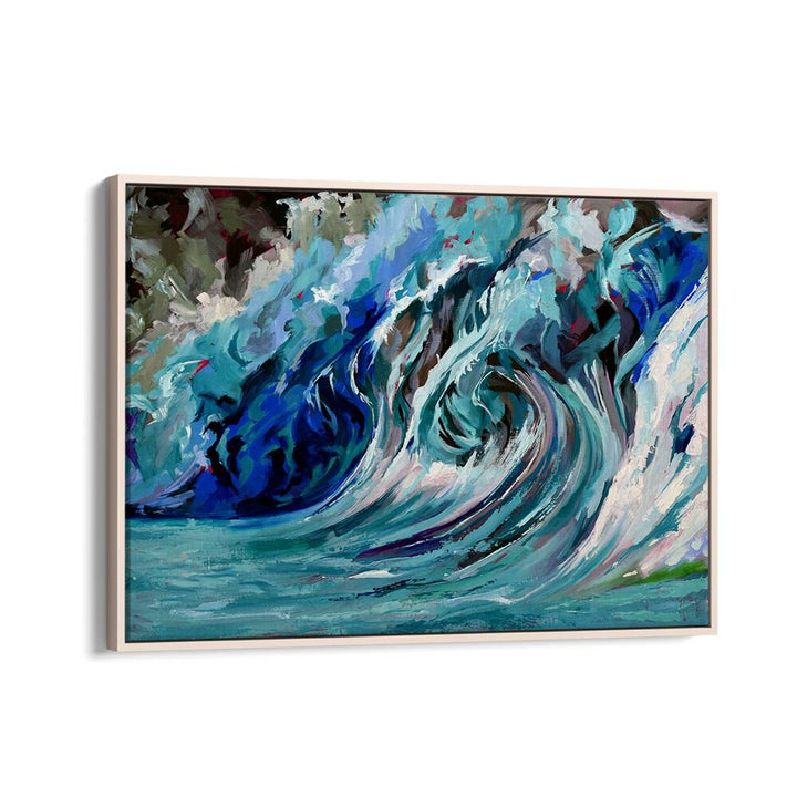 BLUE WAVE , BEACH PAINTINGS