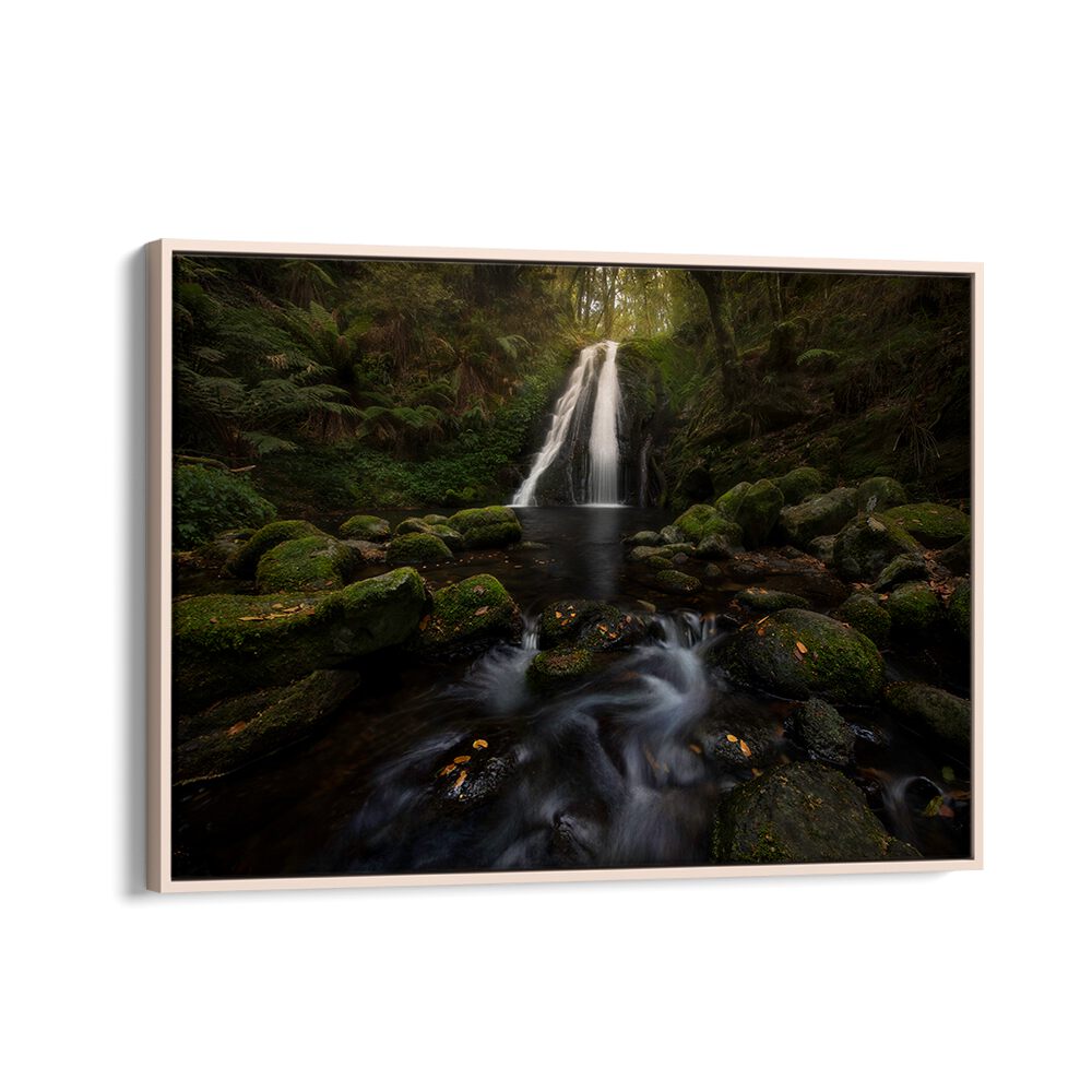 A GRACEFUL WATERFALL , LANDSCAPE PHOTO PRINTS