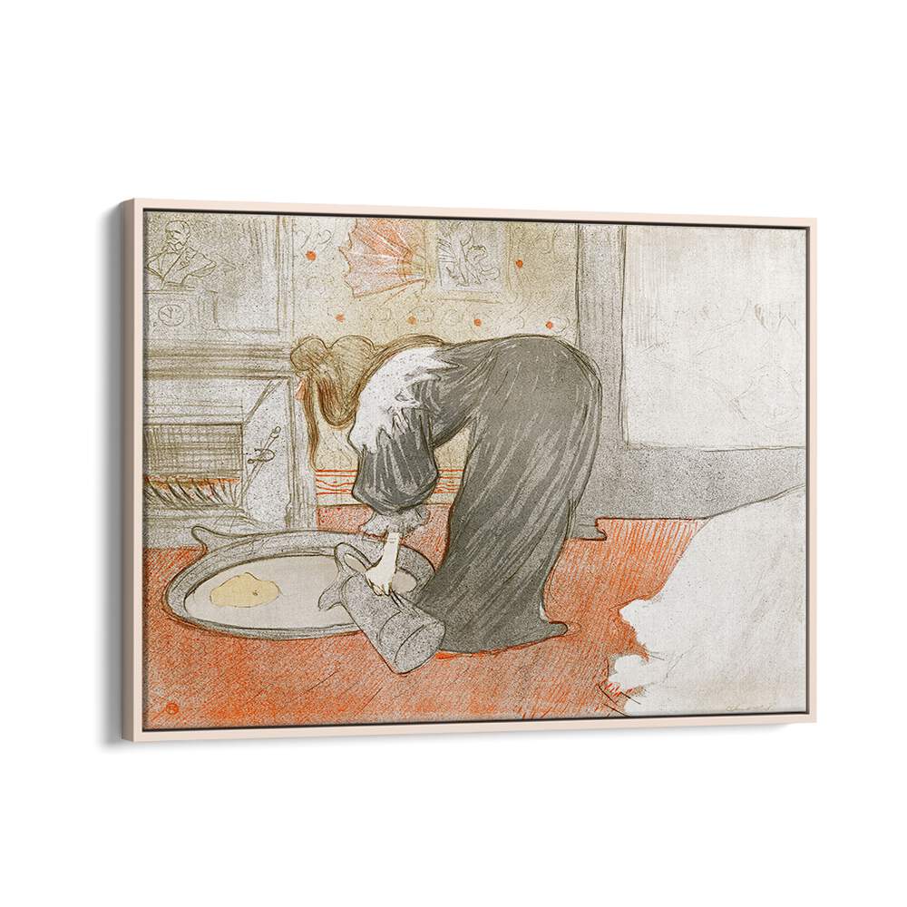 FEMME AU TUB (1896)  , VINTAGE PAINTINGS