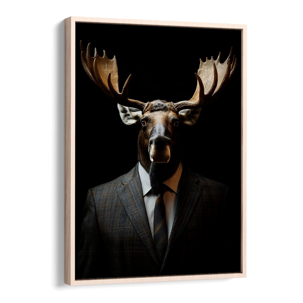 WILD SUITS - MOOSE , ANIMAL PAINTINGS