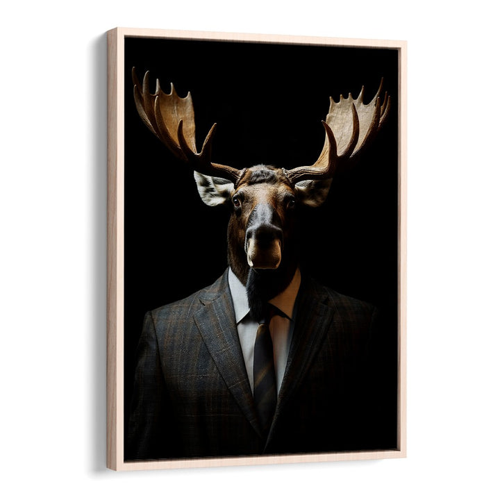 WILD SUITS - MOOSE , ANIMAL PAINTINGS