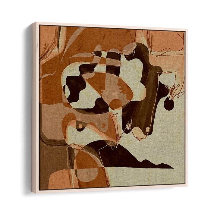 Abstract artwork BECOMING III, ABSTRACT PAINTINGS, showcases captivating colors and forms for creative inspiration.