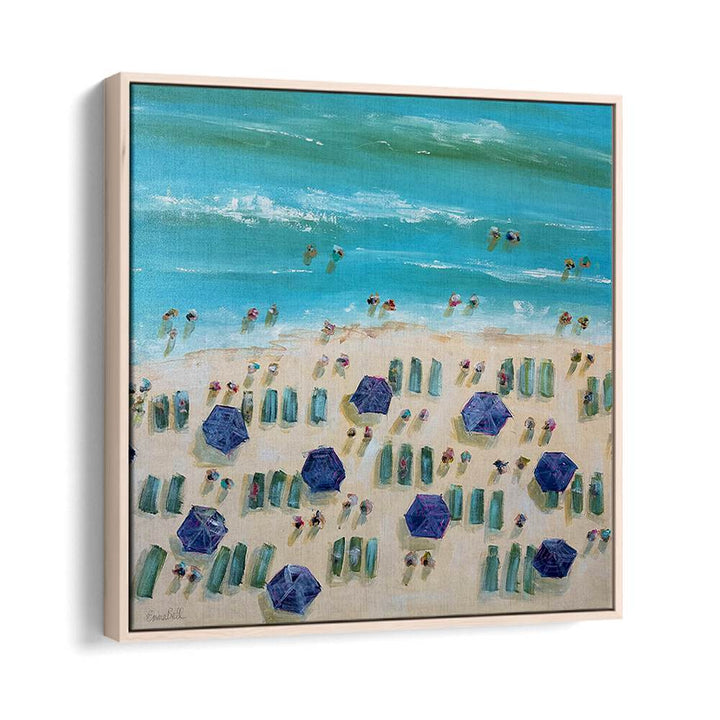 Vibrant BEACH BLISS, BEACH PAINTINGS capture sunny shores and colorful umbrellas, perfect for coastal decor lovers.