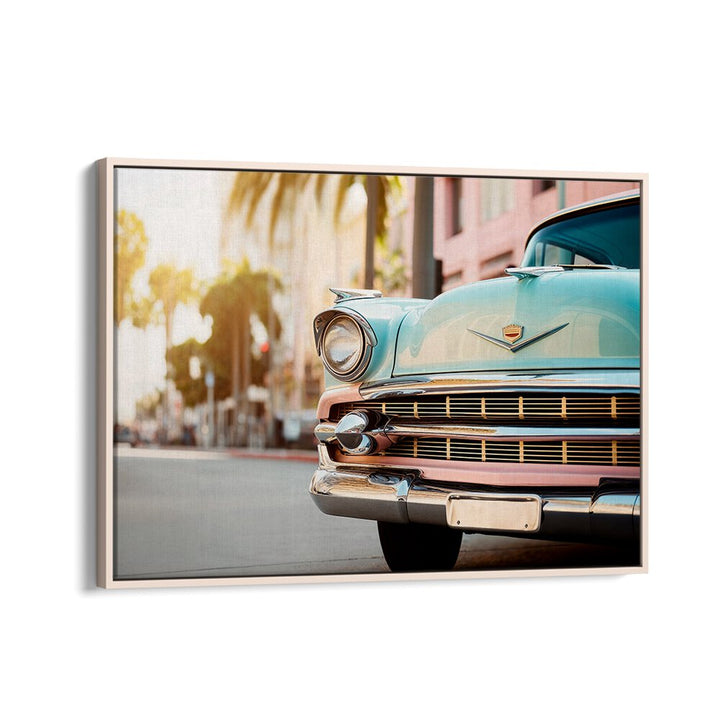 Classic car poster showcasing VINTAGE VIBES, perfect for adding nostalgia to any space by Philippe Hugonnard.