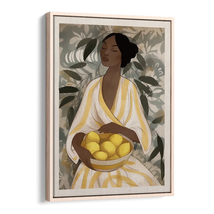 CITRUS GARDEN WOMAN , PORTRAITS & FIGURATIVE ILLUSTRATIONS