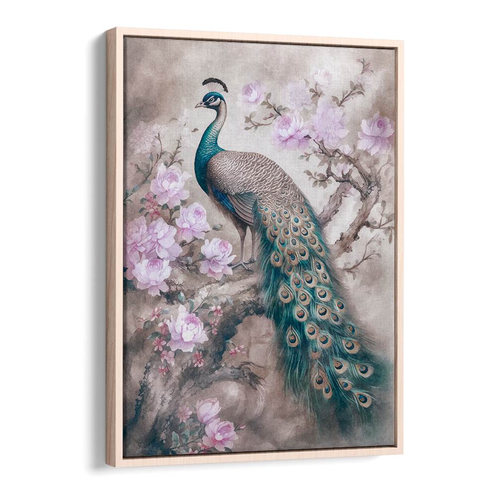 PEACOCKS ROMANCE , ANIMAL PAINTINGS