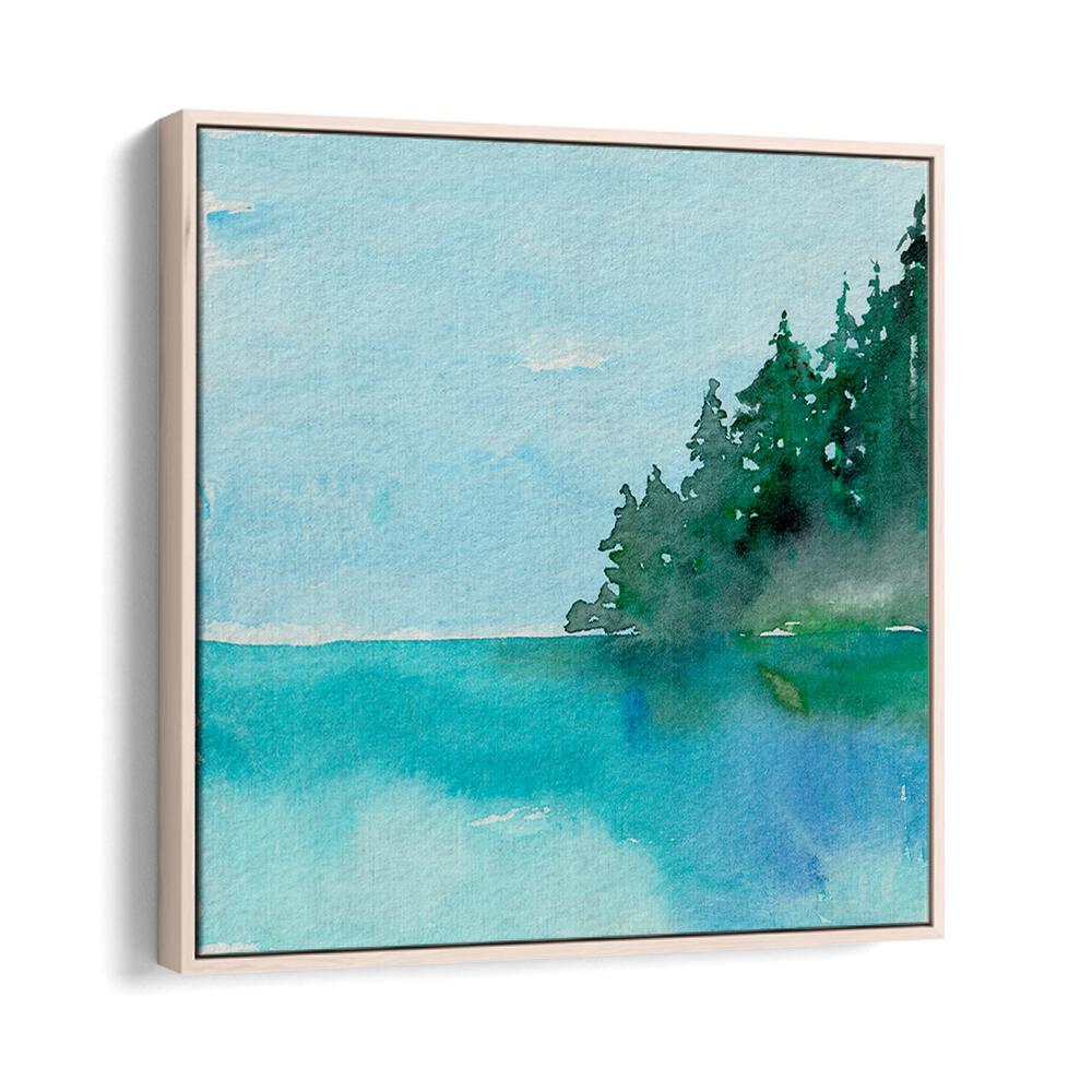 ON THE LAKE , LANDSCAPE PAINTINGS