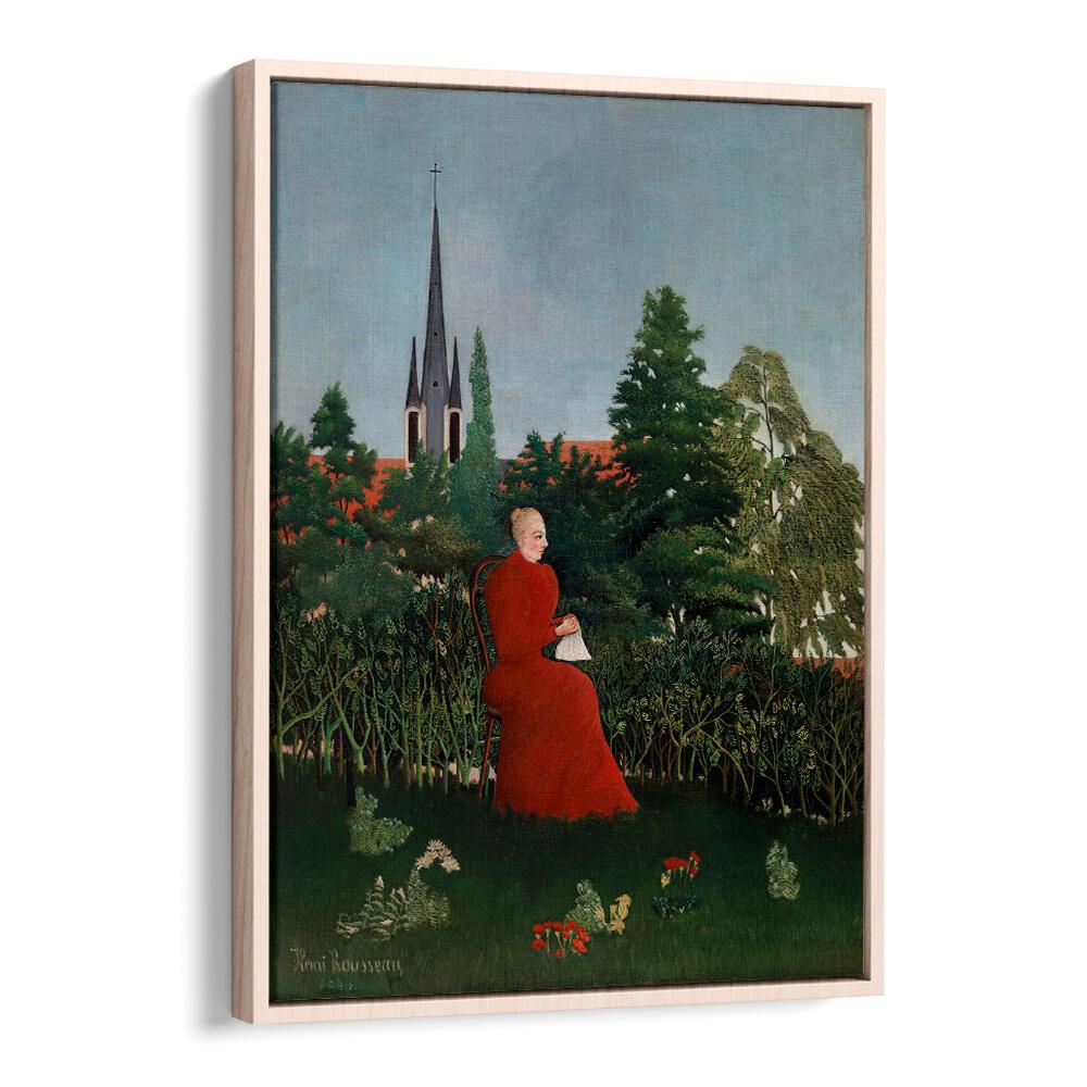 WOMAN IN A LANDSCAPE (1893–1896) , VINTAGE PAINTINGS