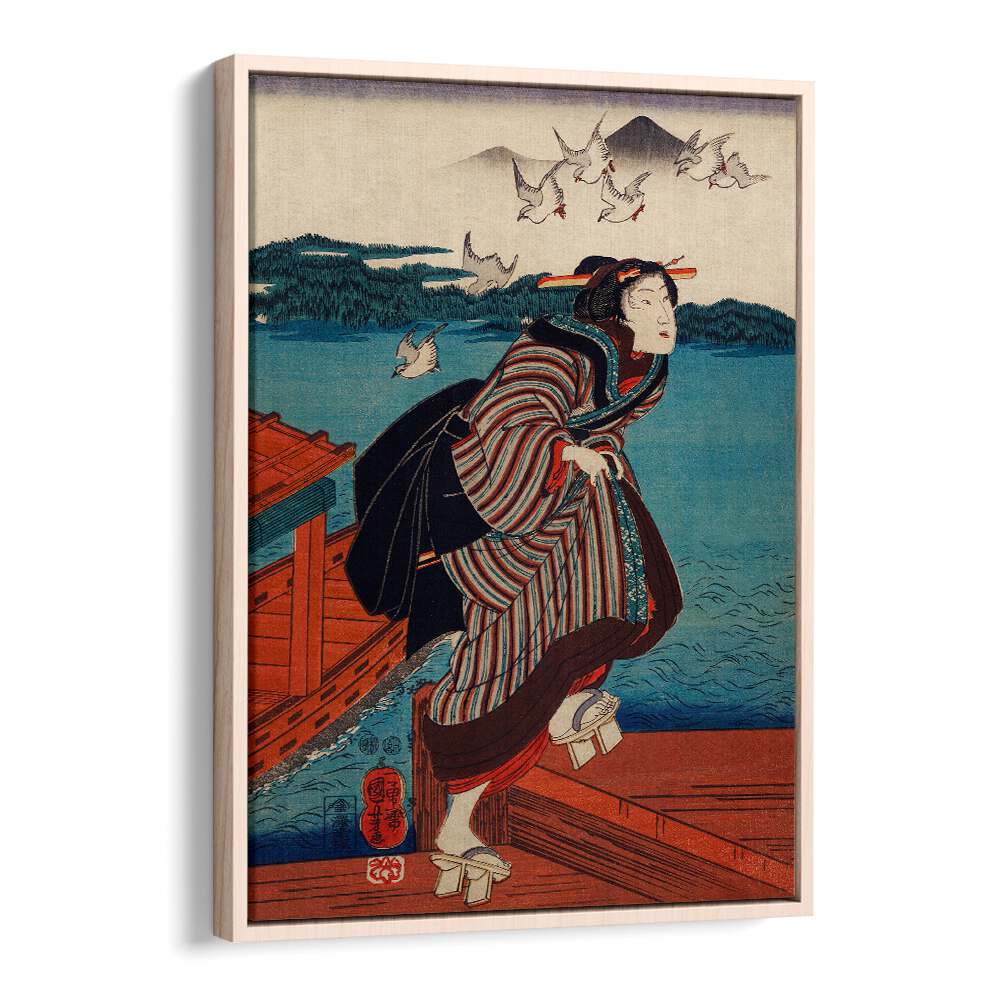 SANBASHI NO ONNA BY UTAGAWA KUNIYOSHI (1753-1806), JAPANESE PAINTINGS