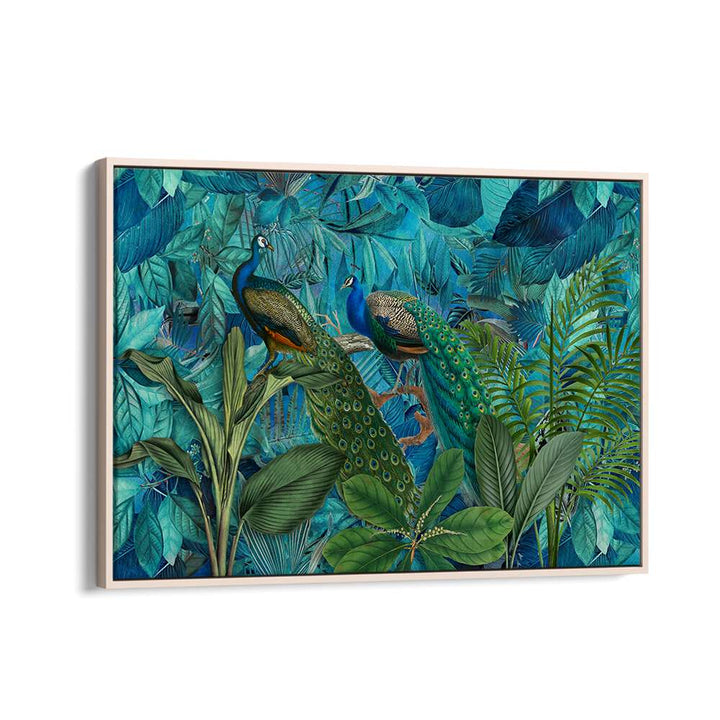 JUNGLE BIRDS GARDEN I BY ANDREA HAASE , WILDLIFE POSTERS, WILDLIFE PAINTINGS