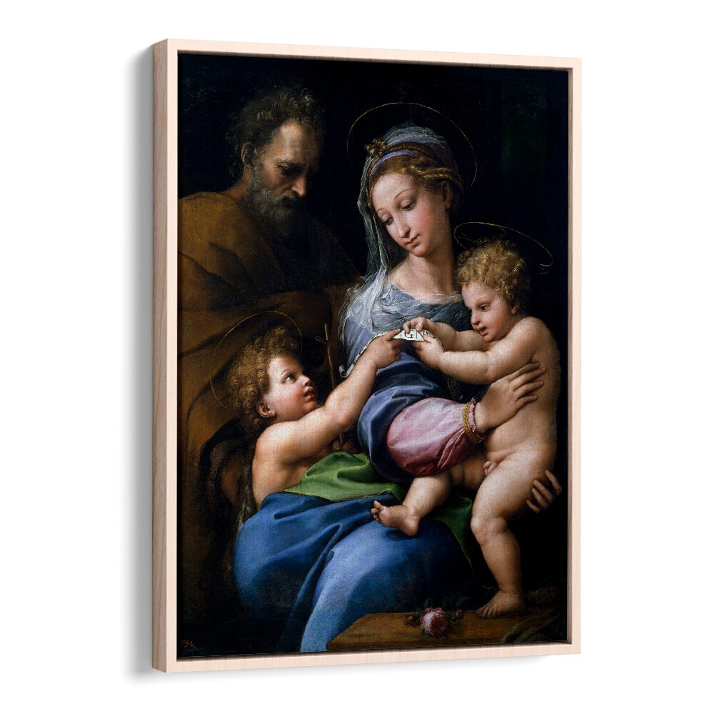 MADONNA OF THE ROSE (1517) BY RAPHAEL RAFFAELLO , VINTAGE PAINTINGS