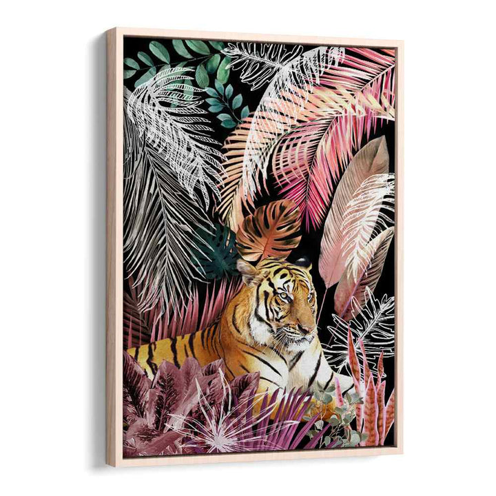 JUNGLE TIGER I , WILDLIFE PAINTINGS