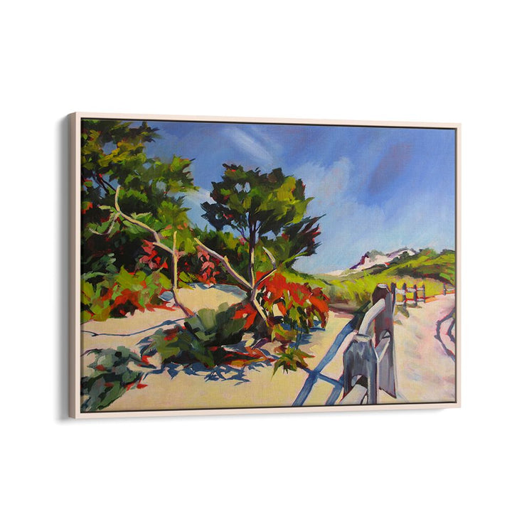 ISLAND BEACH WALK , LANDSCAPE PAINTINGS