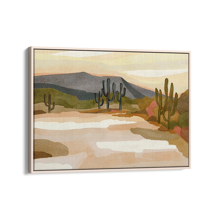 ROCKY HILL AND CACTUS , LANDSCAPE PAINTINGS