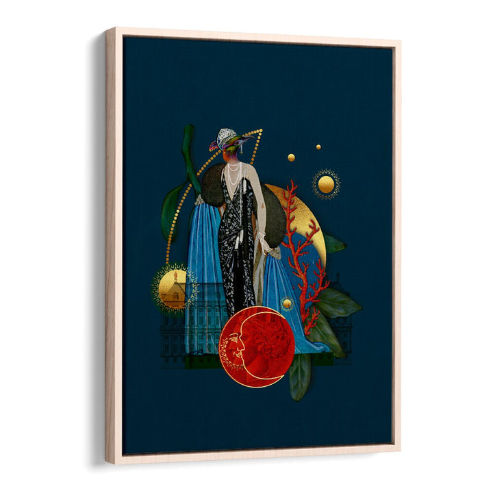 Enchanting art print, QUEEN OF THE UNDERWATER GARDENS, SURREAL ART PRINTS, transforms your space into a serene escape.