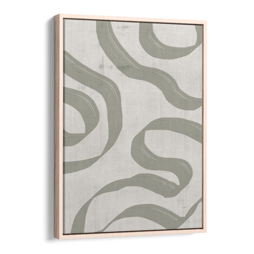 GREEN SAGE WAVES NO. 1 , ABSTRACT PAINTINGS