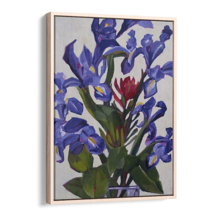 IRIS DESIGN , FLORAL FLOWER PAINTINGS