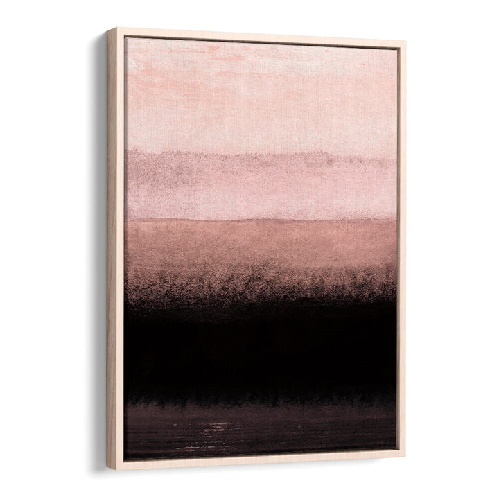 Elegant SHADES OF PINK, ABSTRACT PAINTINGS featuring soft pink hues and dark tones, perfect for any sophisticated space.
