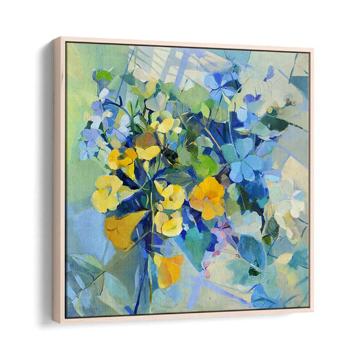 Vibrant floral WELLOW OIL, ABSTRACT PAINTINGS artwork, perfect for enhancing your living space and wellness.