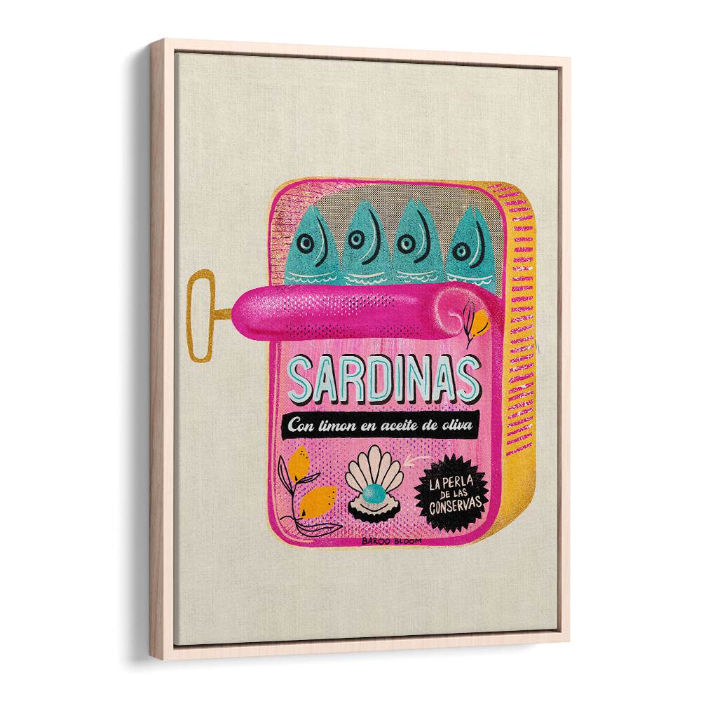 SARDINES TIN CAN BY BAROO BLOOM , WALL ART PRINTS