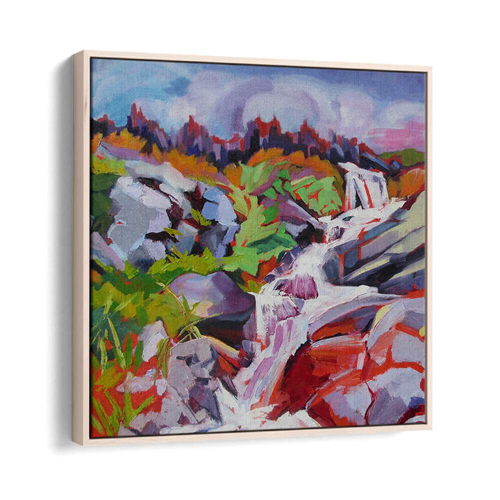 WATERFALL , LANDSCAPE PAINTINGS