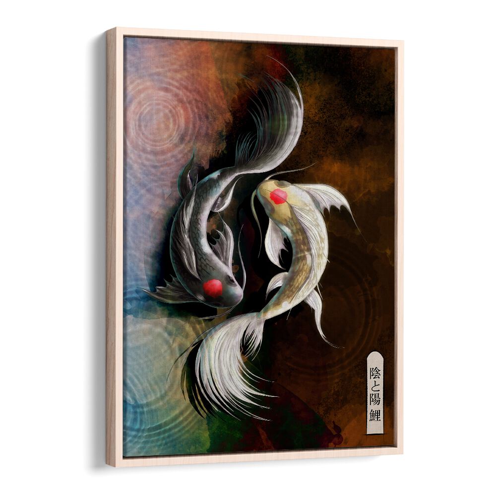 Elegant DARK KOI, JAPANESE PAINTINGS showcase stunning artistry, perfect for enhancing any space with beauty.