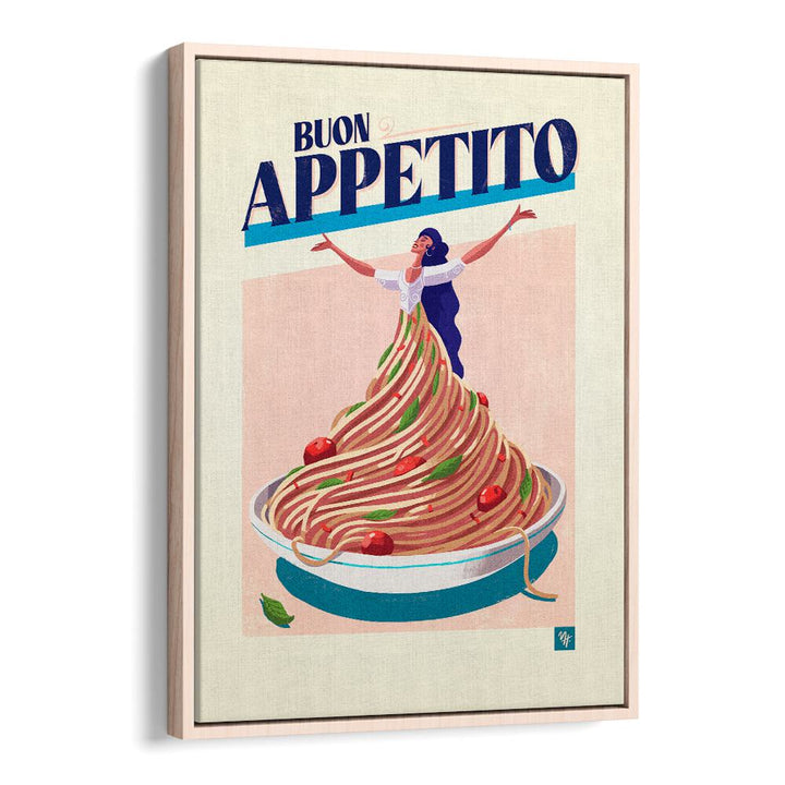 Colorful art featuring "BUON APPETITO I, BAR" captures culinary delight and inspires your inner chef.