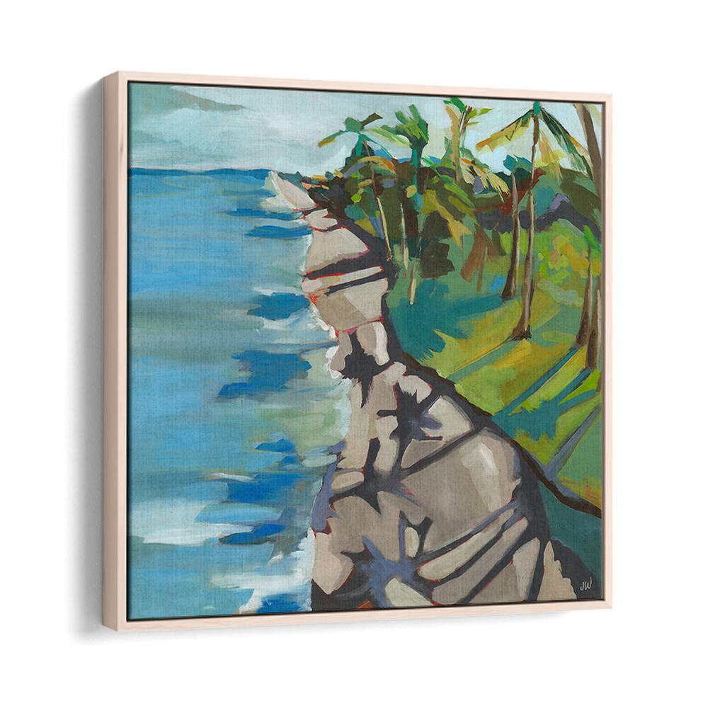 Abstract coastal scene from the WATER II, LANDSCAPE PAINTINGS collection, adding beauty to your space.