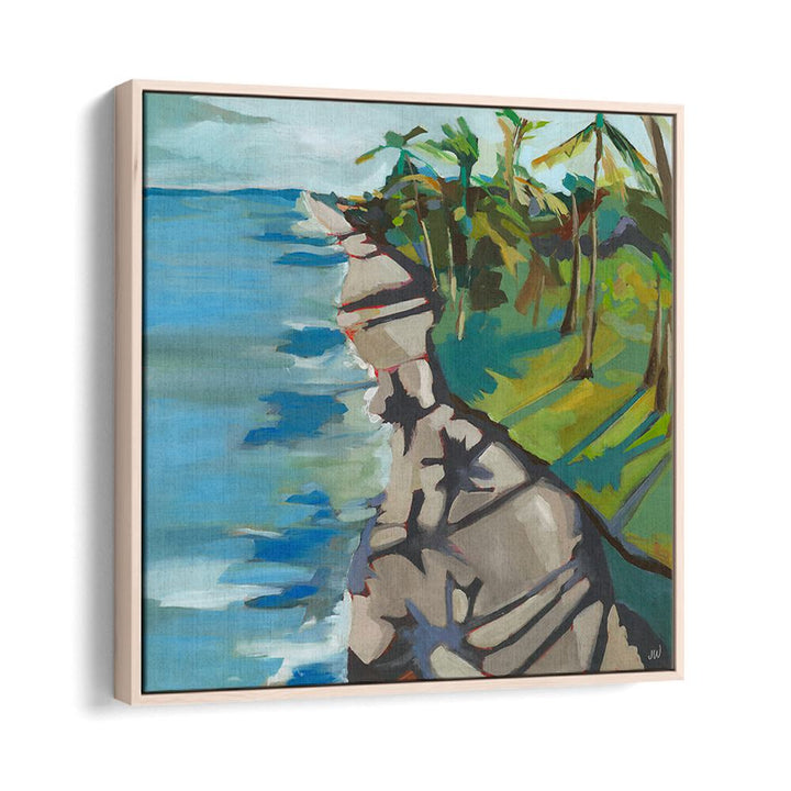 Abstract coastal scene from the WATER II, LANDSCAPE PAINTINGS collection, adding beauty to your space.