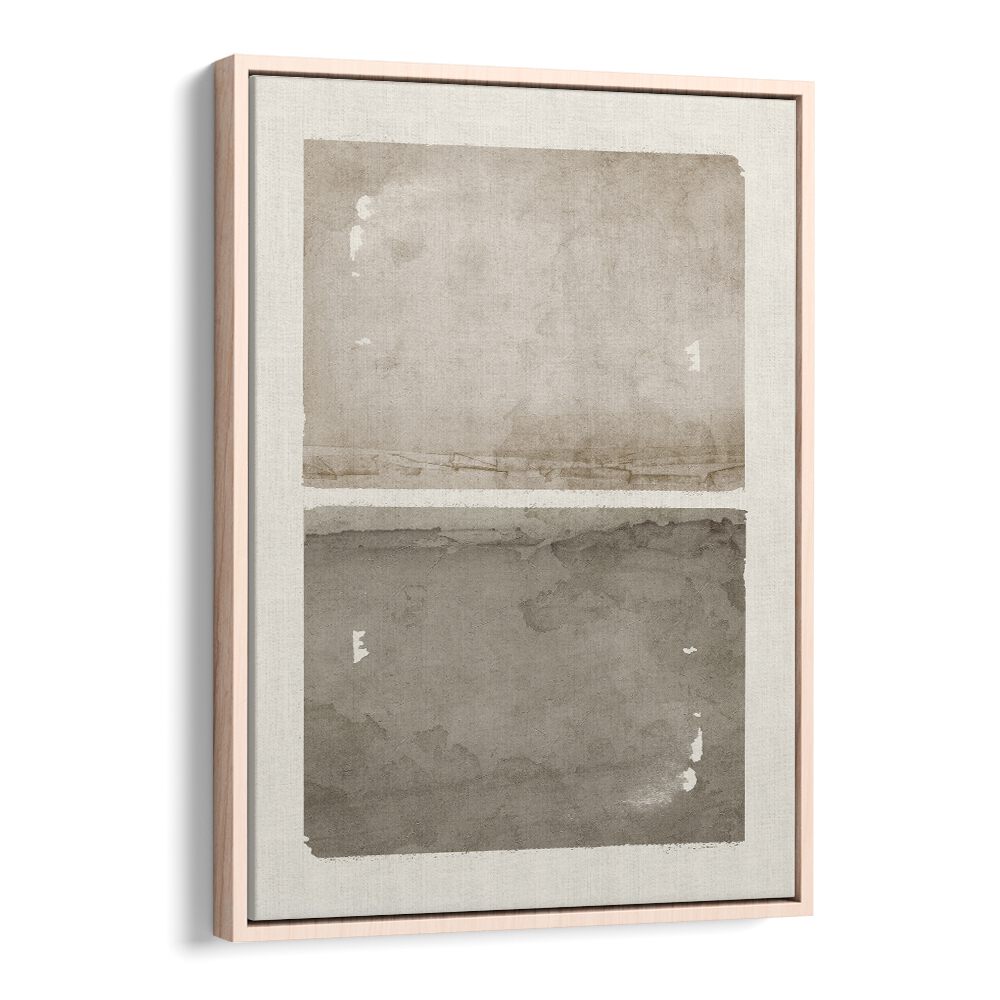 SQUARED IN TAUPE, GEOMETRIC ART PRINTS featuring abstract 3D shapes, perfect for modern interior decor.