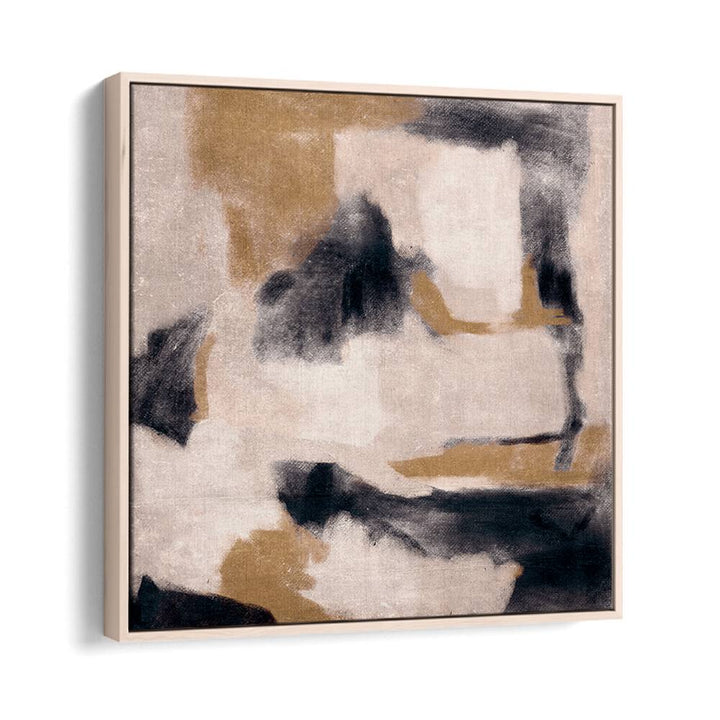 Stylish DYNAMIC BRUSHSTROKES, ABSTRACT PAINTINGS in earthy tones, perfect for modern decor by Oakwood Floater.