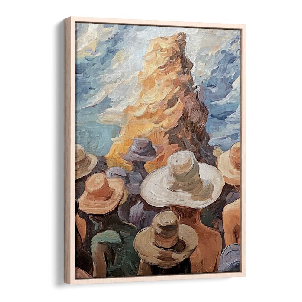 Stylish WOMEN WITH HATS enjoying a sunny day by the ocean, showcasing the elegance of headwear fashion.