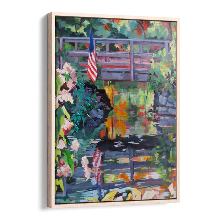JULY 4 IN PRINCETON , LANDSCAPE PAINTINGS