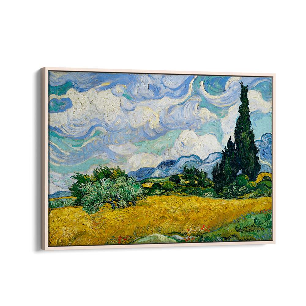 VINCENT VAN GOGH'S WHEAT FIELD WITH CYPRESSES (1889),  VINTAGE PAINTINGS