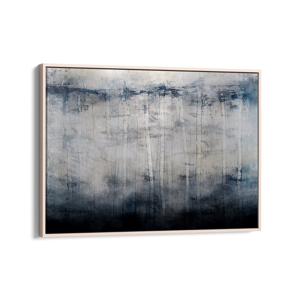 BIRCH MIST, ABSTRACT PAINTINGS in serene hues, adding a modern touch to your living space with elegance.