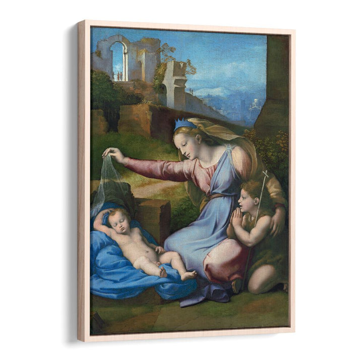 MADONNA WITH THE BLUE DIADEM (1510-1512) BY RAPHAEL RAFFAELLO , VINTAGE PAINTINGS